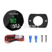 DC5-48V LED Digital Voltmeter Waterproof Voltage Gauge With Touch For Car Boat