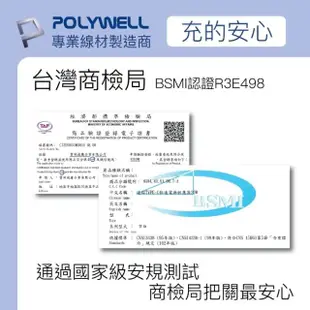 【POLYWELL】PD迷你快充頭 20W Type-C充電器 BSMI認證(適用蘋果iPhone/安卓手機)