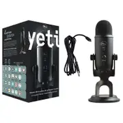 Logitech 988-000448 YETI Premium Multi-Pattern USB Microphone with Blue VO!CE filters