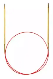 Addi Brass Lace Tip Circular Knitting Needles - 150cm (60")