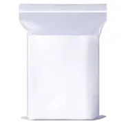 100pcs Resealable Zipper Self Seal Clear Plastic Zip Lock Bags 80mmx120mm Bulk