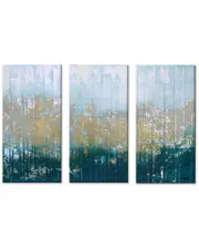 Ready2HangArt Harbour Point Wrapped Canvas Wall Art Set