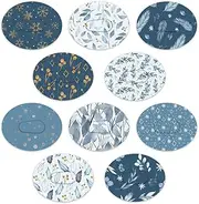 Dexcom Adhesive Mix Design - Adhesive Patches with Split Backing, Easy to Apply x 10 Pack - Winter (Dexcom G6)