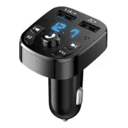 Car Bluetooth 5.0 FM Transmitter MP3 Player Dual USB Charger Adapter Kit