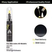 Touch Up Paint For Mercedes All Models Code: 010 Smaragd Schwarz Perfect match