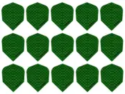 5 Sets Harrows Dimplex Standard Dart Flights - Ships Tracking - Green