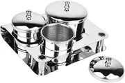 FOYTOKI Manicure Set Professional Nail Dappen Cup Stainless Steel Mixing Cup for Nail Art
