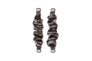 AUSTRALIAN SHEPHERD Slippers Removable Elastic Metal Connection Velvet Strap Chocolate