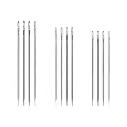 12PCS Easy Self Threading Hand Sewing Needles Assorted Sizes for DIY Stitching