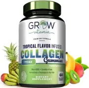 Multi Collagen Gummies - Marine Collagen Types I & II, Hair Skin and Nails