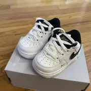 Nike Air Force 1 LV8 TD White Black Phaton Dust DM3387 100 Infant Size 2C
