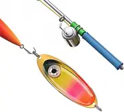 Fishing Bait Light - Fishing Light Attractants,Eye Shaped Waterproof Flasher Attractive Glow for Boat Dock Saltwater Sea Angler Flounder Kayaking Adventures
