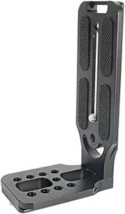 Harwerrel Quick Release L Bracket QR Plate Vertical Shooting Arca Swiss Compatible for Tripod Head Ballhead DSLR Camera with 1/4 Inch Screw