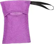 Bath Bag Soap Bag Hand Soap Travel Accessories Travel Toiletries Bag Shopping Bag Soap Case Bags Bar Soap Pouch Shampoo Bar Pouch Soap Bar Storage Soap Scrubber Pouch Purple Nylon TOVINANNA