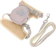 GANAZONO Adjustable Shaped Cat Leash with Harness for Outdoor Kittens Pet Controlling Rope for Walking for Cats