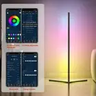 USB 5V Corner Floor Lamp Music Sync RGB Color Changing LED Mood CT