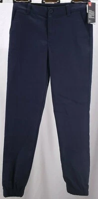 UNDER ARMOUR Boy's Sz 20 School Uniform Pants Slim Straight Navy NEW MSRP $50