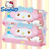在飛比找樂天市場購物網優惠-日本進口 sanrio 三麗鷗 Melody 美樂蒂 濕紙巾