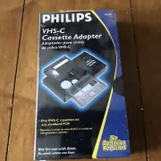 Philips VHS-C Cassette Adapter Model PH61300 Sealed Dead Stock