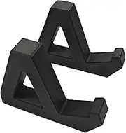 AsrMyjcx Keyboard Display Stand,Mechanical Keyboard Holder,1 Tier Storage Stand for Desk,Shelf for Picture Frame,Computer ,Black