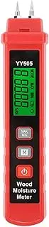 Handheld LCD Moisture Tester, Automatic Shutdown Prompt Wood Moisture Meter High Accuracy for Hardwood for Softwood for Firewood