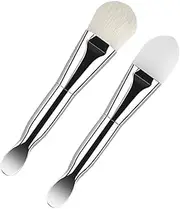 Beavorty Versatile Beauty Tool 2 Pack Face Mask Brush Silicone Brush for Application