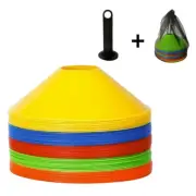 10Pcs/ Set Kids Football Training Equipment for Pro Disc Cones Agility Exercise