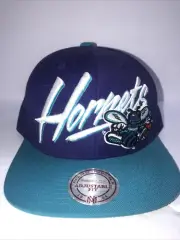 NWT Mitchell & Ness New Orleans Hornets NBA Hardwood Classic Snapback Hat