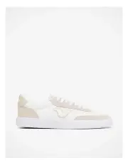[Volley] Baseline Leather Sneakers in White/Taupe