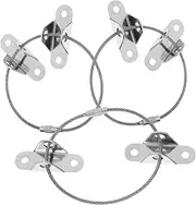 UPKOCH 3 Sets Proofing Furniture Straps Stainless Steel Tip Anchors for Bookcases Cabinets Tv Durable Resistant Safety Furniture Straps for Protection