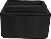 Armrest Organizer, Couch Remote Holder Arm Chair Caddy For Recliner with Large Side Pocket And 3 Small Pockets 600D Oxford Cloth Folding For Remote Control, Cups, Snack, Book, (Black)