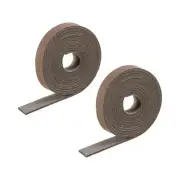 Faux Leather Straps Strip Belt Leather Strip 0.8cm/0.3" Width, Camel, 2pcs