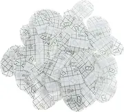 Abaodam 100pcs Anti-water Ear Protection Patch Newborn Ear Protection Hair Washing Shield Non-woven Fabric Transparent