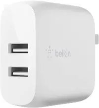 在飛比找樂天市場購物網優惠-【日本代購】Belkin USB充電器2端口24W(12W 