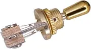 3 Way Short Straight Guitar Toggle Switch Pickup Selector with Brass Compatible with Gibson Les Paul LP SG Electric Guitars