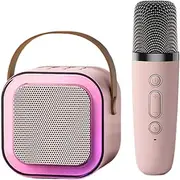 Yorajuy Wireless Karaoke Speaker | Household Karaoke Speaker Microphone - Multifunctional Wireless Karaoke and Microphone for Home Camping, Portable