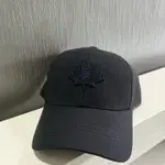 二手-ROOTS MAPLE BASEBALL CAP BLACK 正版ROOTS楓葉棒球帽