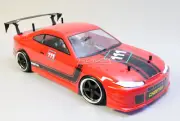 RC 1/10 NISSAN Skyline S15 AWD Drift Car w/ LED Lights *RTR* -RED-