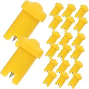 DRESSOOS Professional Eyelash Bottle Needle 100pcs Replacements Stainless Steel Nozzle Tips Extension Kit