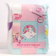 Unicorn Blanket Fleece Cloud Soft Silk Touch 40 X 50 Pink NWT