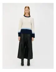 [Veronika Maine] Merino Colour Block Sweater in Multi
