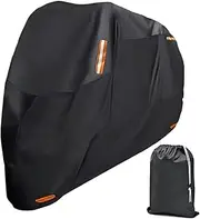 Motorcycle Cover | Sun Protection Bicycles Cloth | Dust and Water Proof Motorcycle Cover for Outdoor Adventure Beach Camping Travel Parking Touring