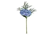 Rogue Blue Hydrangea Artificial Flowers Eucalyptus Leaves Mix Bouquet Home Decor