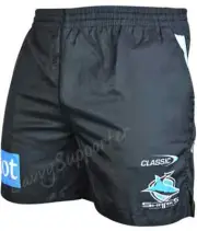 Cronulla Sharks 2023 NRL Mens Zip Training Shorts Sizes S-7XL BNWT