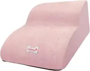 Generic Pet Steps for Small Dogs and Cats, Ramp for Couch and Bed Climbing, Indoor Step Support, Pink