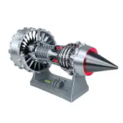 NikolaToy 40cm Middle Size TR900 Turbofan Engine Model Desktop Decorations Science Education Discovery Toys Children Gif