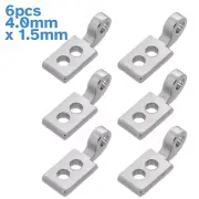 6pcs 6.5mm x 4mm x 1.5mm Glasses Hinge Front Frame Replacement Part Insert