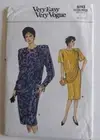 Vogue 9743 Very Easy Very Vogue Misses' Dress Pattern Size 8-10-12 Uncut