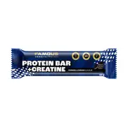 Famous Nutrition Protein Bar + Creatine Cookies Cream 60g x 10