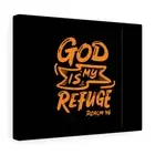 Psalm 46 My Refuge Bible Verse Canvas Christian Wall Art Ready